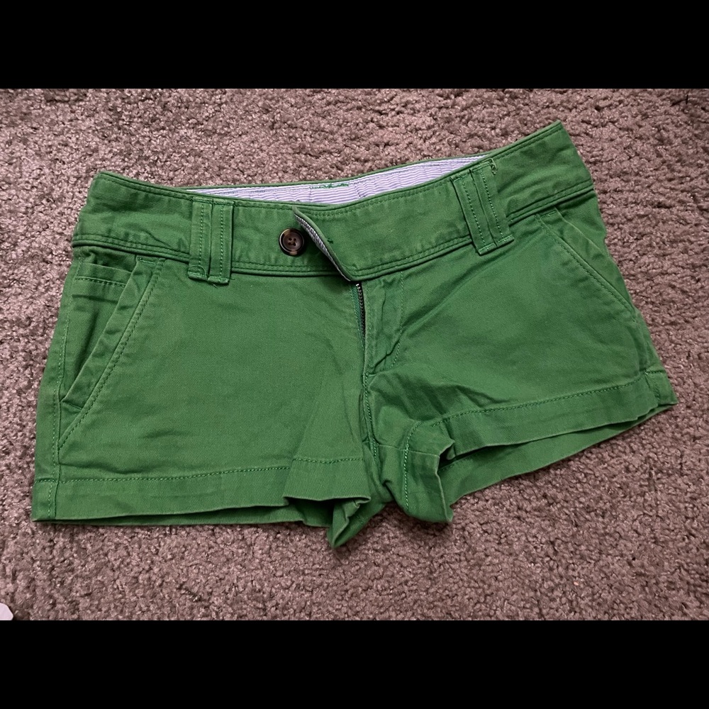 Green shorts